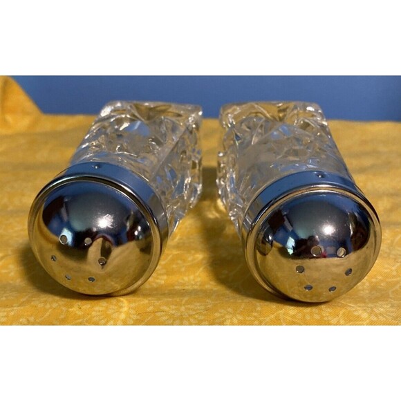 VTG Early American Prescut EAPC Star Of David Salt and Pepper Shakers 4” - Picture 3 of 5